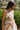 Stella Beige Multi Floral Ruched Tank- close up frontal side view