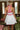 Nova White Multi Colorblock Halter Mini Dress- full body back view