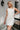 Cosette Off White Floral Lace Mini Dress- front top view