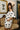 Nia Cream & Black Polka Dot Off-The-Shoulder Dress- close up side view