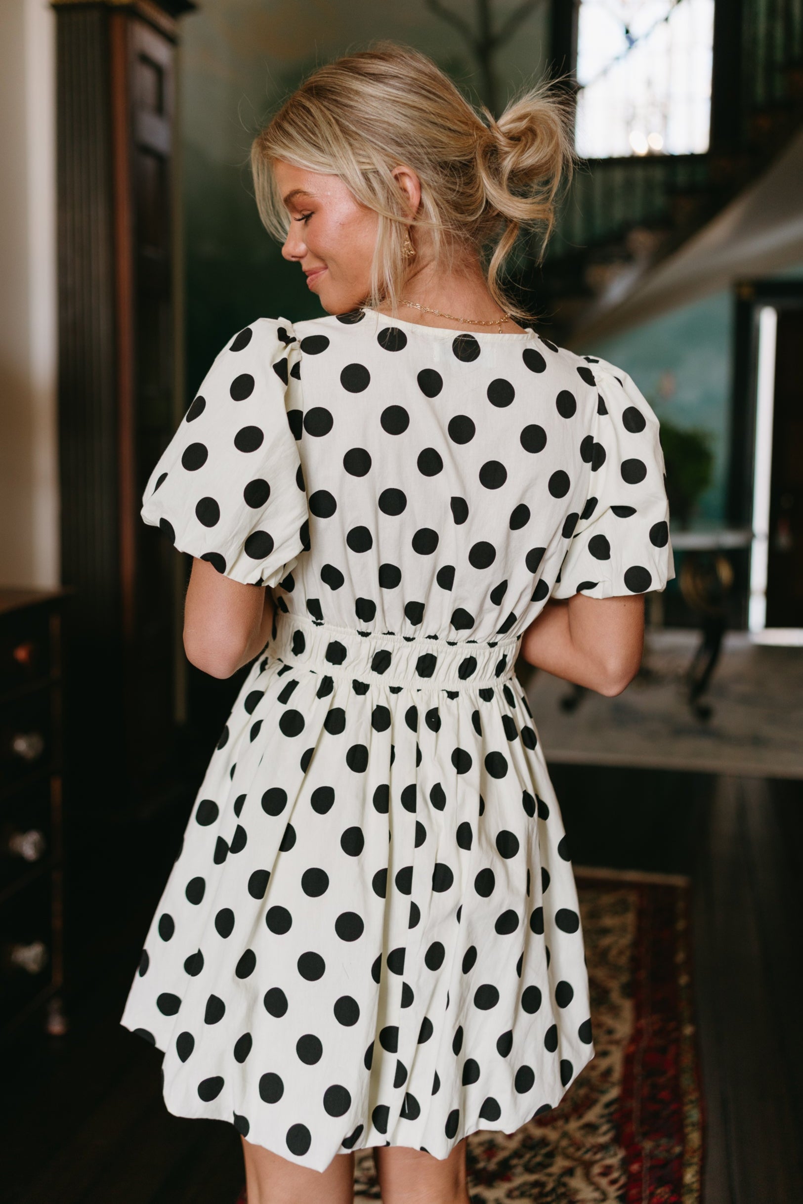 Polka Dot Bubble Dress