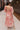 Lainey Pink Multi Floral Midi Dress- full body back view