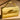 Thea Butter Yellow Faux-Crocodile Purse - front view