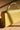 Thea Butter Yellow Faux-Crocodile Purse - back view