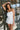 Kinley White Jacquard Bow Strapless Romper- top front view