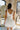 Sierra White Flare Skirt Mini Dress- full body back view