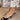  Chinese Laundry Yolana Black & White Bow Heel - front right side view