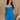Sutton Blue Eyelet Strapless Romper - front view