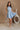 Catherine Light Blue Halter Mini Dress - full front 