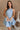 Catherine Light Blue Halter Mini Dress - front 