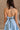 Catherine Light Blue Halter Mini Dress - close back view