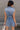 Viola Washed Denim Tie Waist Romper- back view