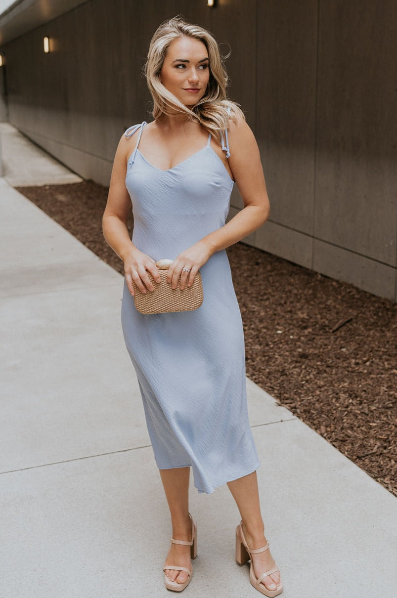 Colette Light Blue Midi Dress
