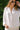 Lena Off White Linen Button-Up Top- close up front view