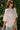 Kelsey White Short Sleeve Tee - frontal side view