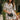 Dalia Ivory & Black Floral Mini Dress - front view
