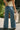 Elsa Scalloped Wide Leg Jeans - lower back