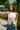 Ava White Ribbed Button-Up Tank- front view