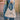 Easton Ivory Open Knit Shoulder Tote- frontal side view