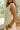 side view of the Nora Yellow Cinched Waist Midi Dress