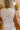 Lucy White Denim Vest Top - close up back view