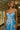 front view of the Merritt Blue &amp; Blush Floral Midi Dress