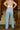 Mica: Miley Studded Wide Leg Jeans - full body back view