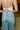 Mica: Miley Studded Wide Leg Jeans - close up back detail view