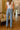 Risen: Juliette Light Denim Straight Leg Jeans- back view