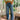 Risen: Crews Stitch Wide Leg Jeans - close up front view
