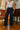 Cleo Polka Dot Pants - close up front view