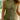 Eden Olive Denim Vest Top - close up front view 