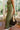 Eden Olive Wide Leg Pants - close up side view