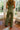 Eden Olive Wide Leg Pants - close up back view