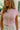 front view of the Presley Light Pink Knit Short Sleeve Top