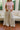 Lydia Beige Wide Leg Pants - view of close up front