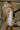 Emersyn White Satin Scarf Neck Mini Dress- side view