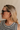 Naomi Gold Double Roped Hoop Earring - side view