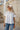 Jovie White Lace Short Sleeve Top - front  view