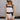 Caroline Oatmeal & Black Linen Tank Top - front view
