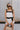 Caroline Oatmeal & Black Linen Tank Top - front view