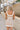Emerson Taupe & White Linen Mini Dress- back view