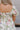 Lilah Cream Multi Floral Mini Dress- close up back view