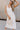 Norah Oatmeal & White Linen Midi Dress- top front view