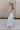 Natalia Blue Multi Floral Halter Midi Dress- full body side view