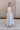 Natalia Blue Multi Floral Halter Midi Dress- full body view