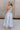 Natalia Blue Multi Floral Halter Midi Dress- full back view