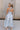 Natalia Blue Multi Floral Halter Midi Dress- back view