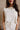 Everly Beige & Black Ruffle Sleeveless Top- close up front view