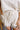 Everly Beige & Black Ruffle Shorts- close up front view